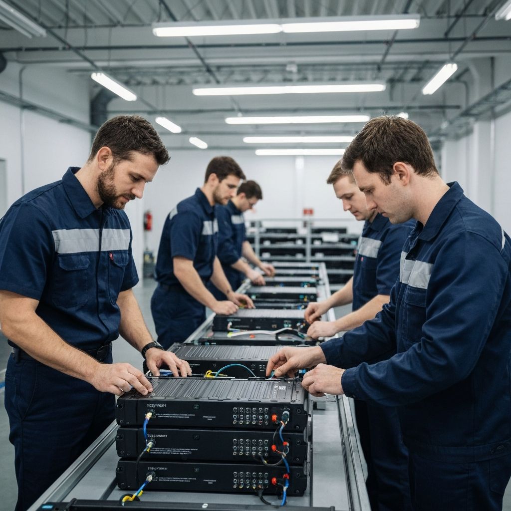 Professional installation team